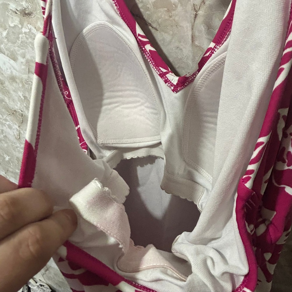Kona Sol Floral One Piece Swimsuit with Adjustable Side Ties - Picture 6 of 9